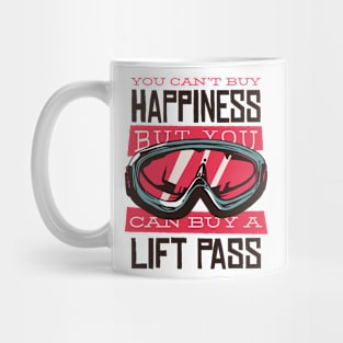 Cool Skiing Happiness Mug